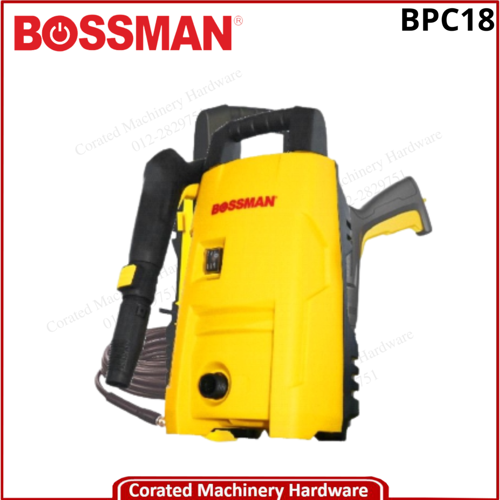 BOSSMAN BPC18 HIGH PRESSURE CLEANER Corated Enterprise