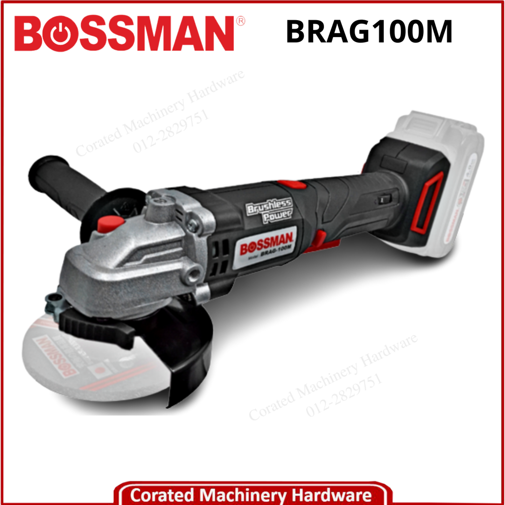 BOSSMAN BRAG100M 4&quot; CORDLESS ANGLE GRINDER