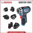 BOSCH GSR12V-15FC 12V MULTI CORDLESS DRILL C/W 2PC BATTERY PACK &amp; 1PC CHARGER