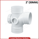 UPVC 2&quot; (50MM) TEE WITH I/O