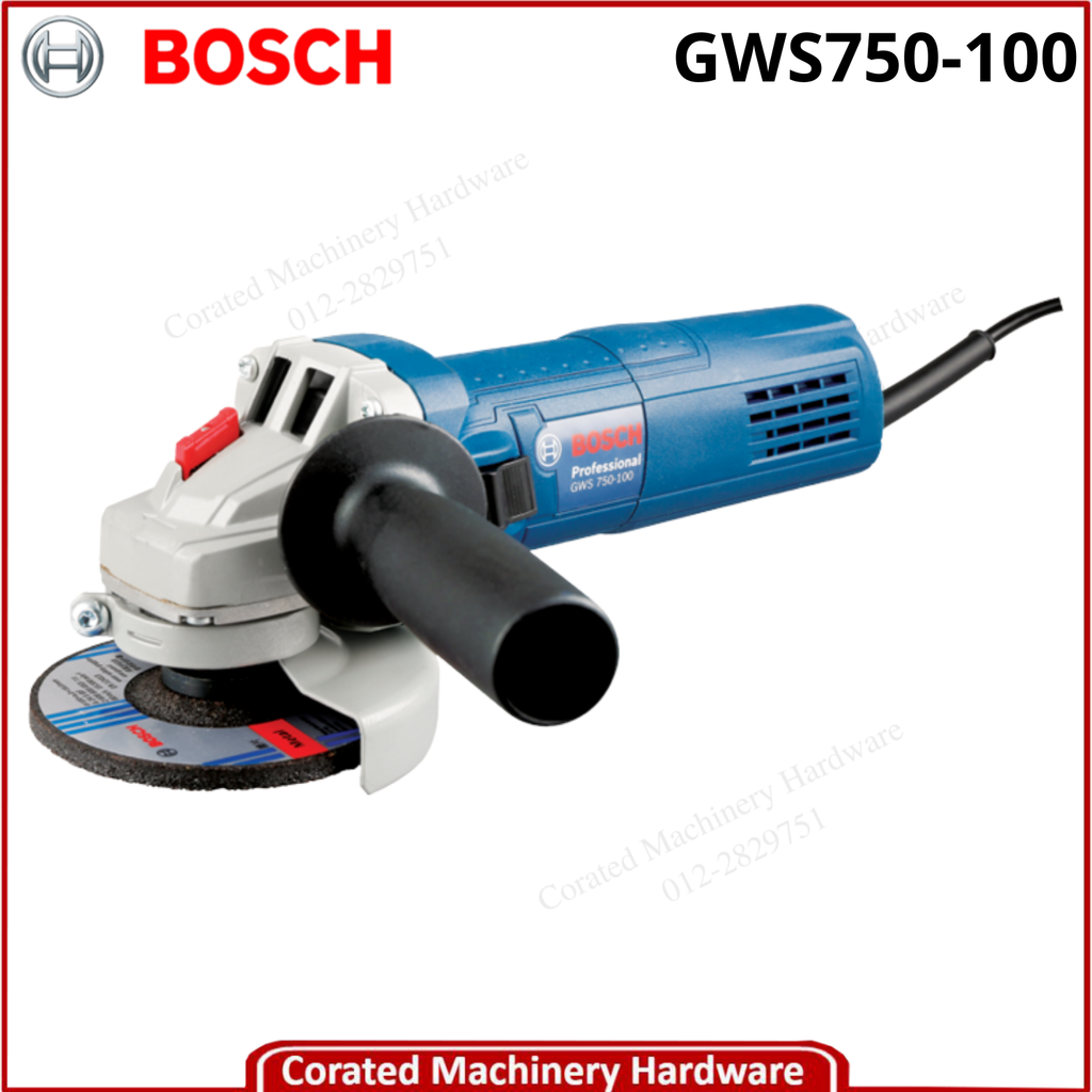 BOSCH GWS750-100 4&quot; ANGLE GRINDER W/O BLADE (750W)