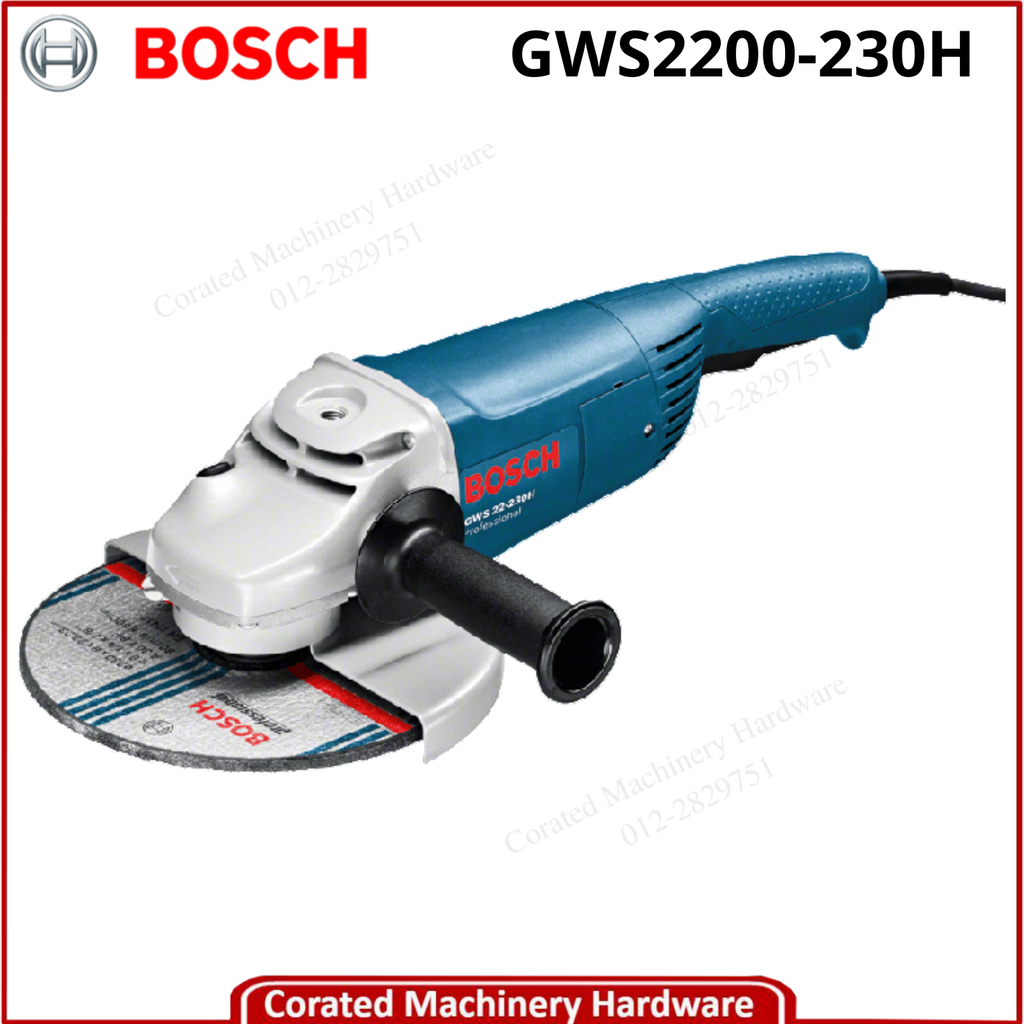 BOSCH GWS2200-230H 9&quot; ANGLE GRINDER (2,200W)