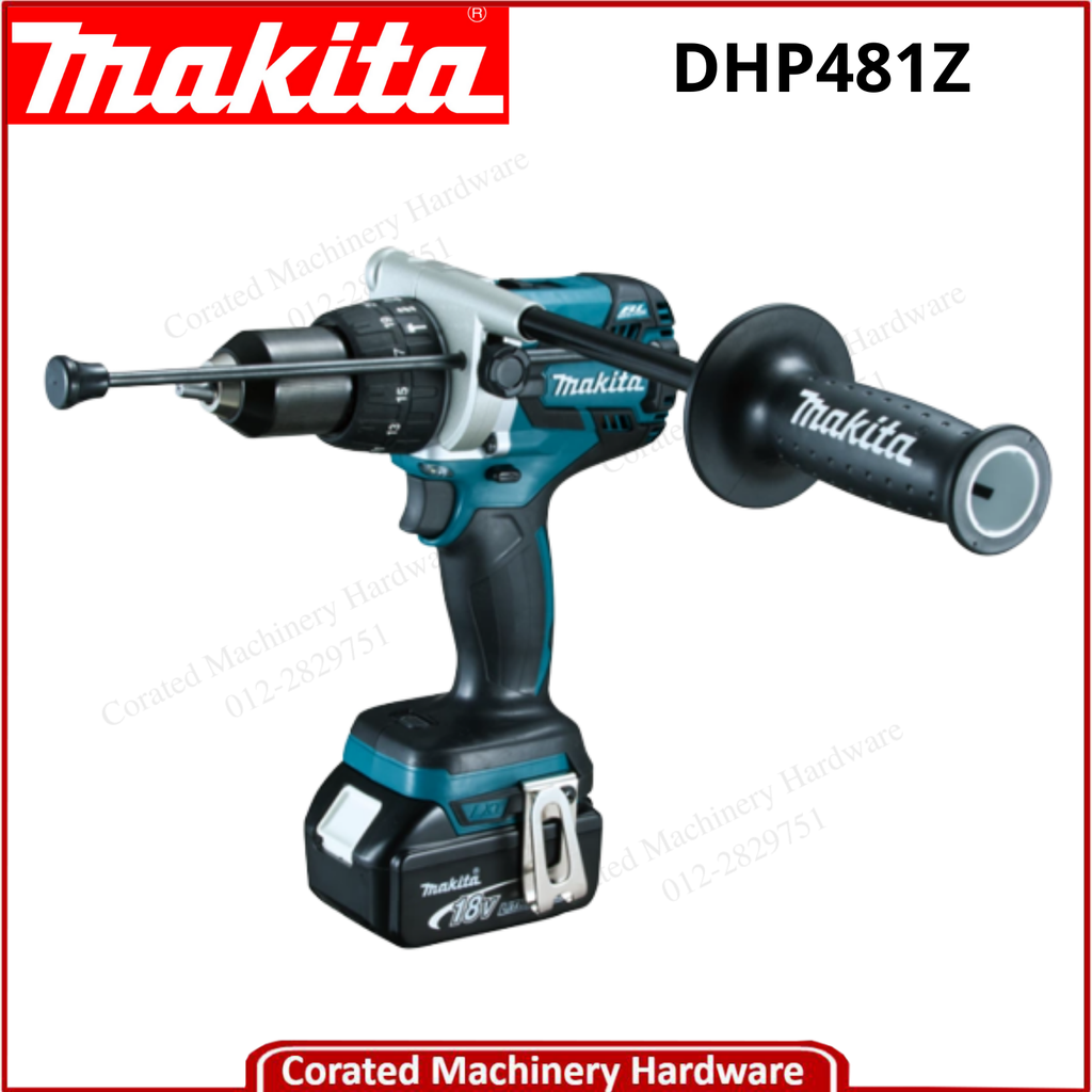 MAKITA DHP481Z 16MM CORDLESS HAMMER DRIVER DRILL