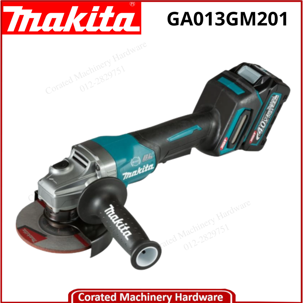 MAKITA GA013GM201 125MM CORDLESS ANGLE GRINDER