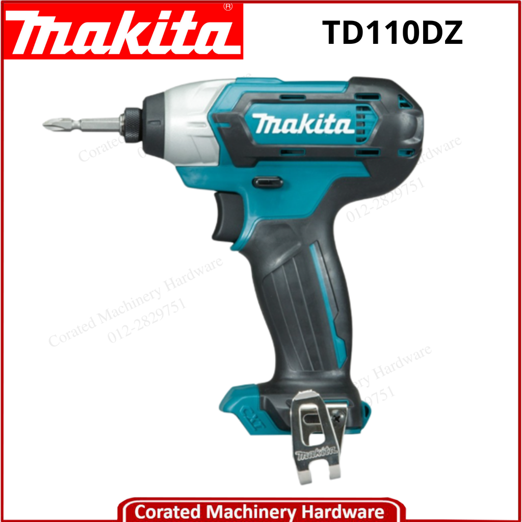 MAKITA TD110DWAE 6.35MM CORDLESS IMPACT DRIVER