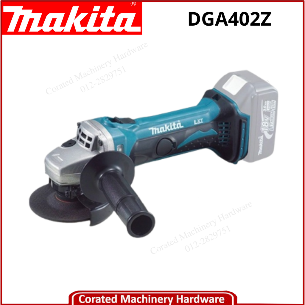 MAKITA DGA402RFE 100MM CORDLESS ANGLE GRINDER