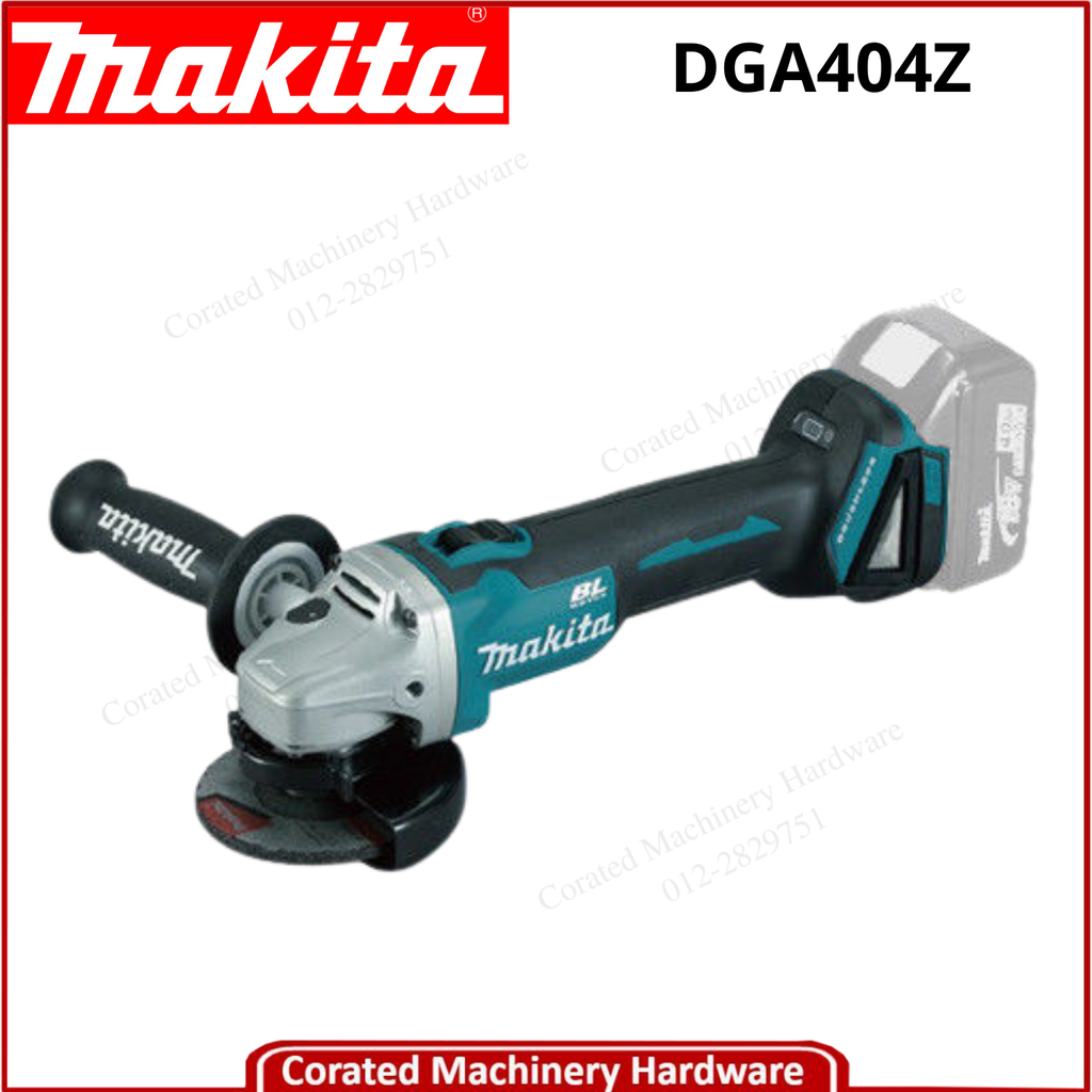 MAKITA DGA404RFE-4PC 100MM CORDLESS ANGLE GRINDER