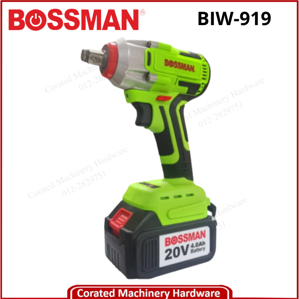 BOSSMAN BIW-919 CORDLESS IMPACT WRENCH