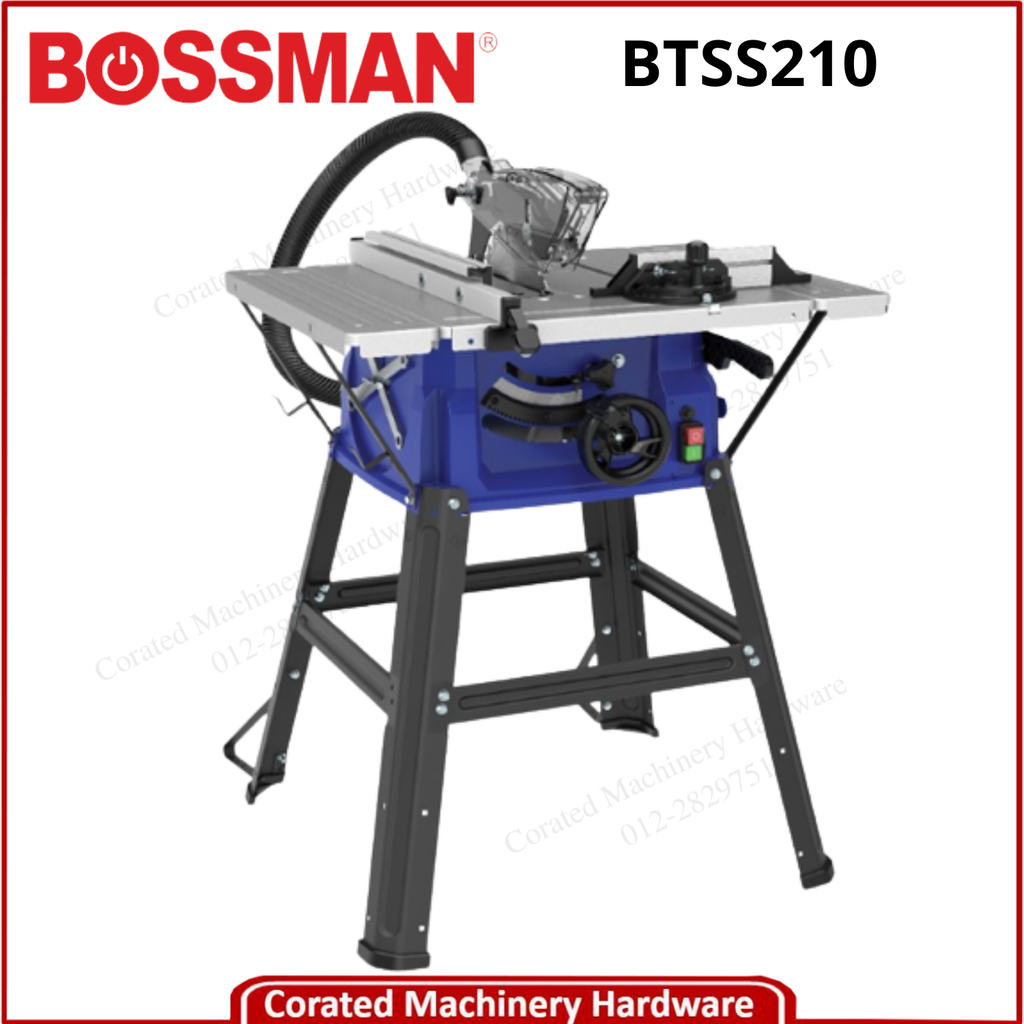 BOSSMAN BTSS210 210MM WOOD-CUTTING TABLE SAW