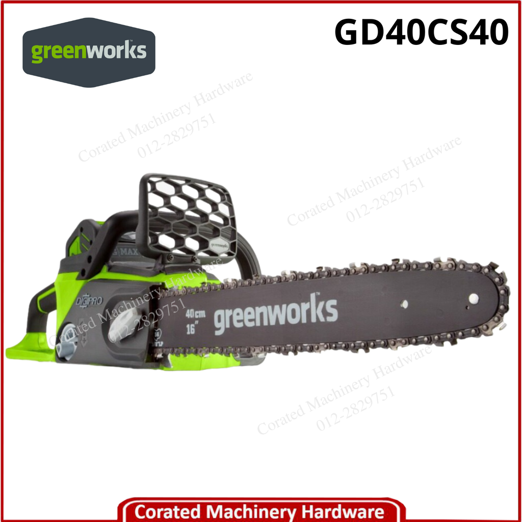 GREENWORKS GD40CS40 CHAINSAW