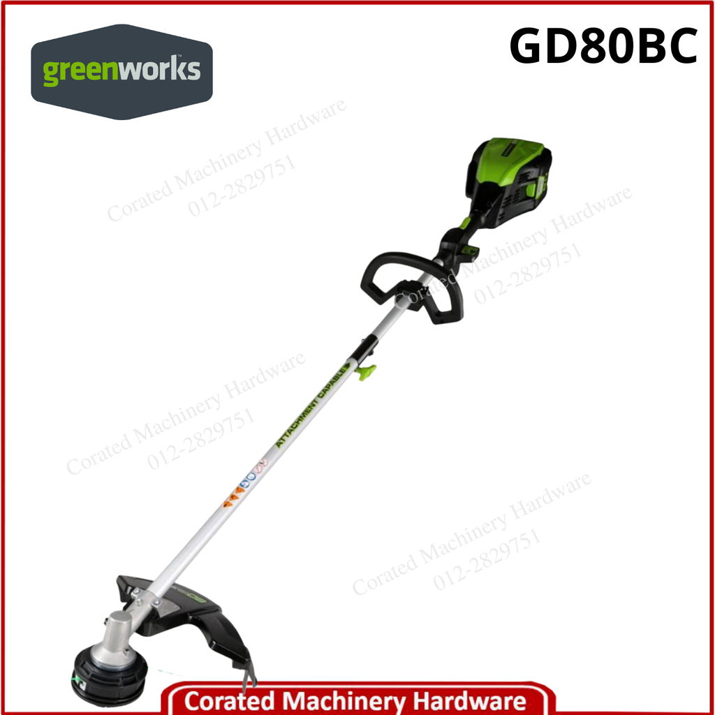 GREENWORKS GD80BC BRUSHCUTTER