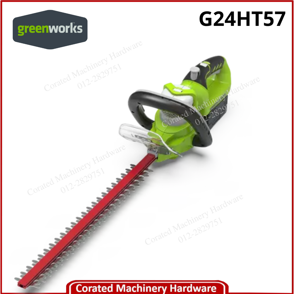 GREENWORKS G24HT57 HEDGE TRIMMER