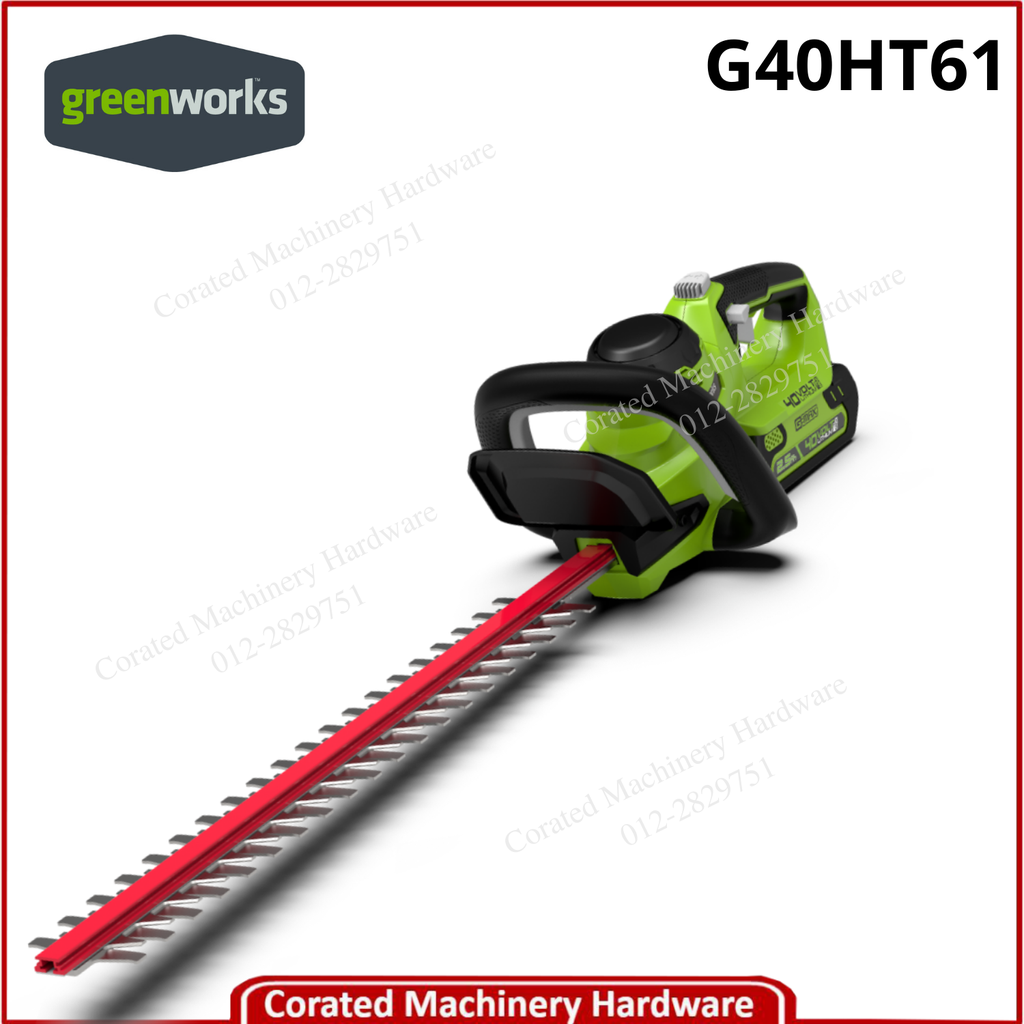 GREENWORKS G40HT61 HEDGE TRIMMER