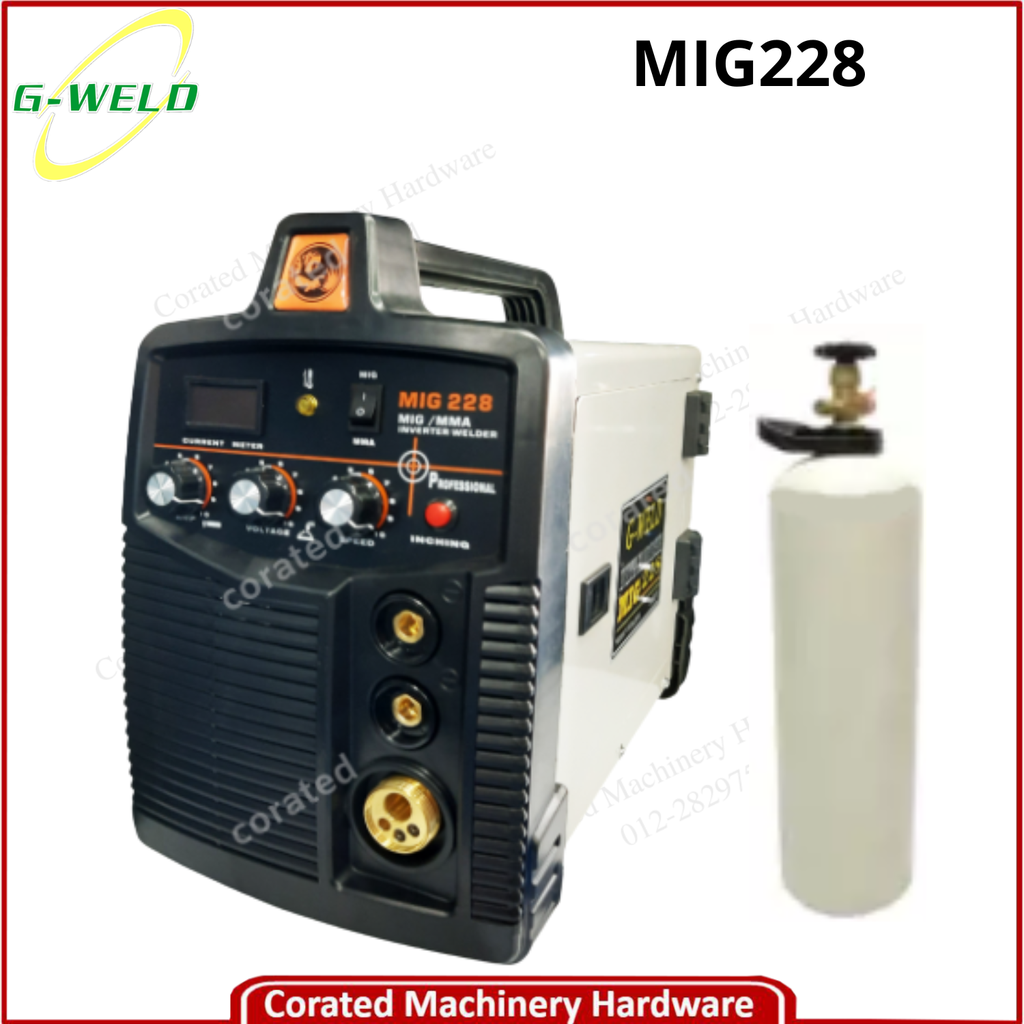 G-WELD MIG228 MIG WELDING MACHINE