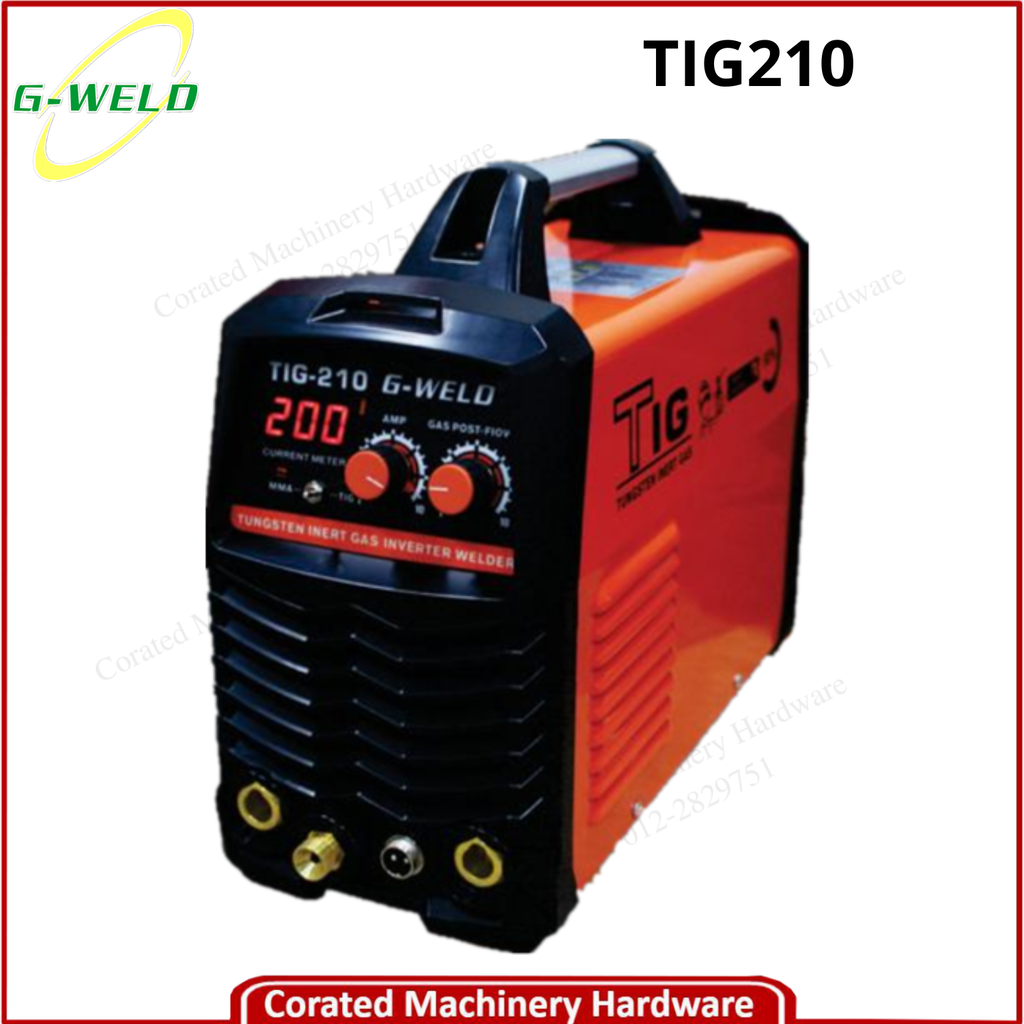 G-WELD TIG210 TIG/MMA WELDING MACHINE