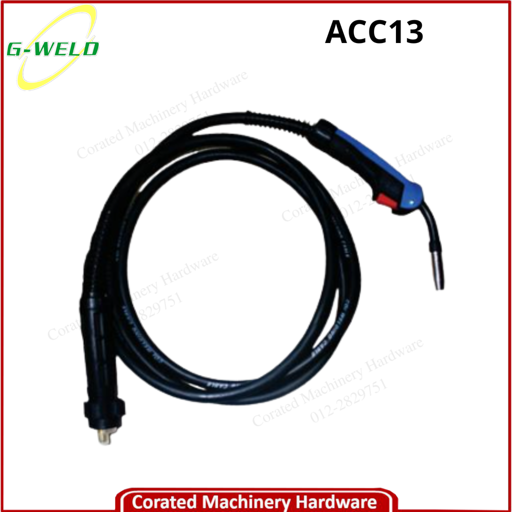 G-WELD ACC13 MB15 3 METRE WELDING MIG TORCH