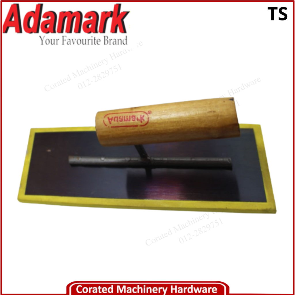 ADAMARK TS STEEL PLATE TROWEL W/SPONGE SCRUB