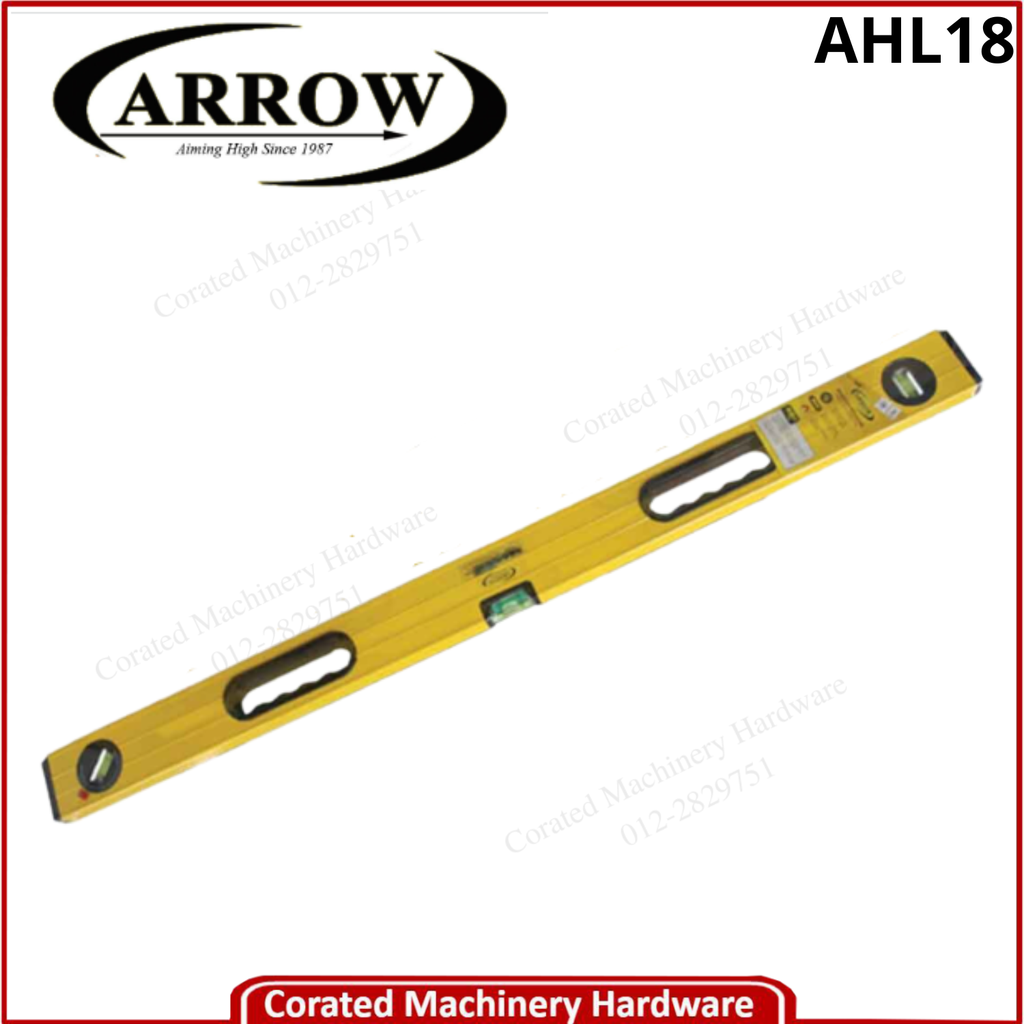 ARROW AHL18 18&quot; HEAVY DUTY SPIRIT LEVEL 