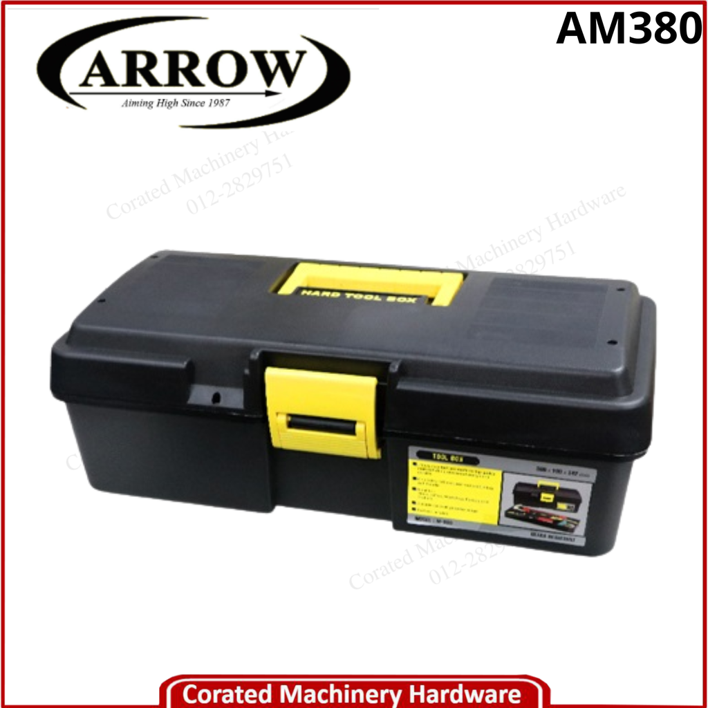 ARROW AM380 380MM X 190MM X 142MM TOOL BOX