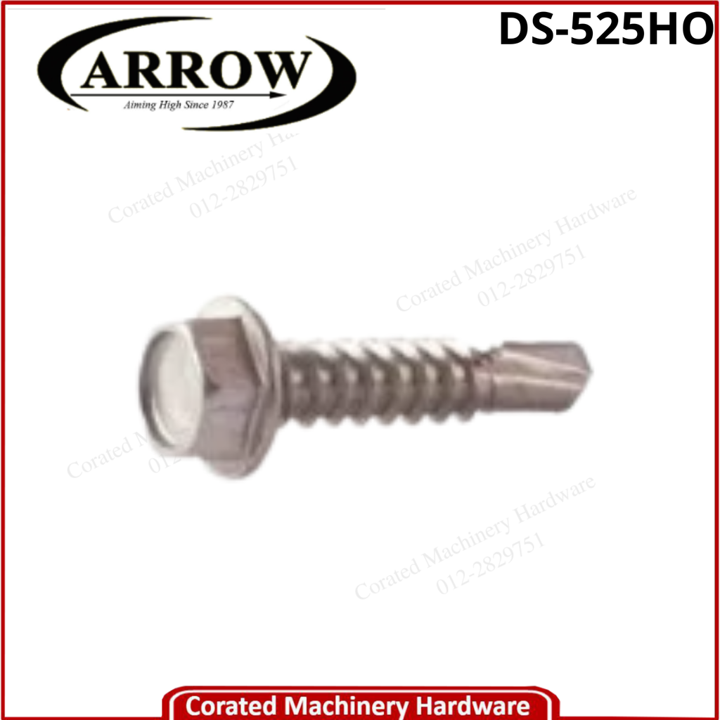 ARROW DS-525HO #10 X 1&quot; SELF DRILLING SCREW