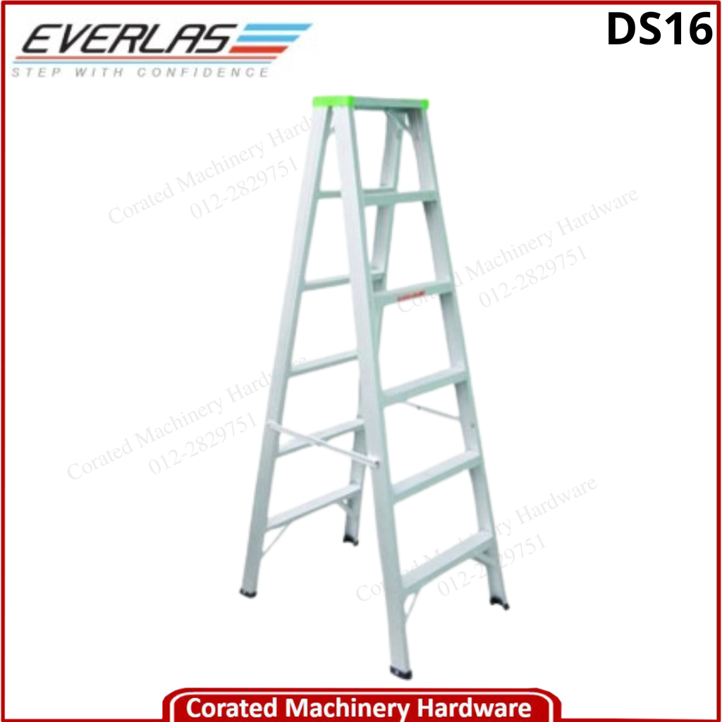 EVERLAST DOUBLE SIDED ALUMINIUM LADDER