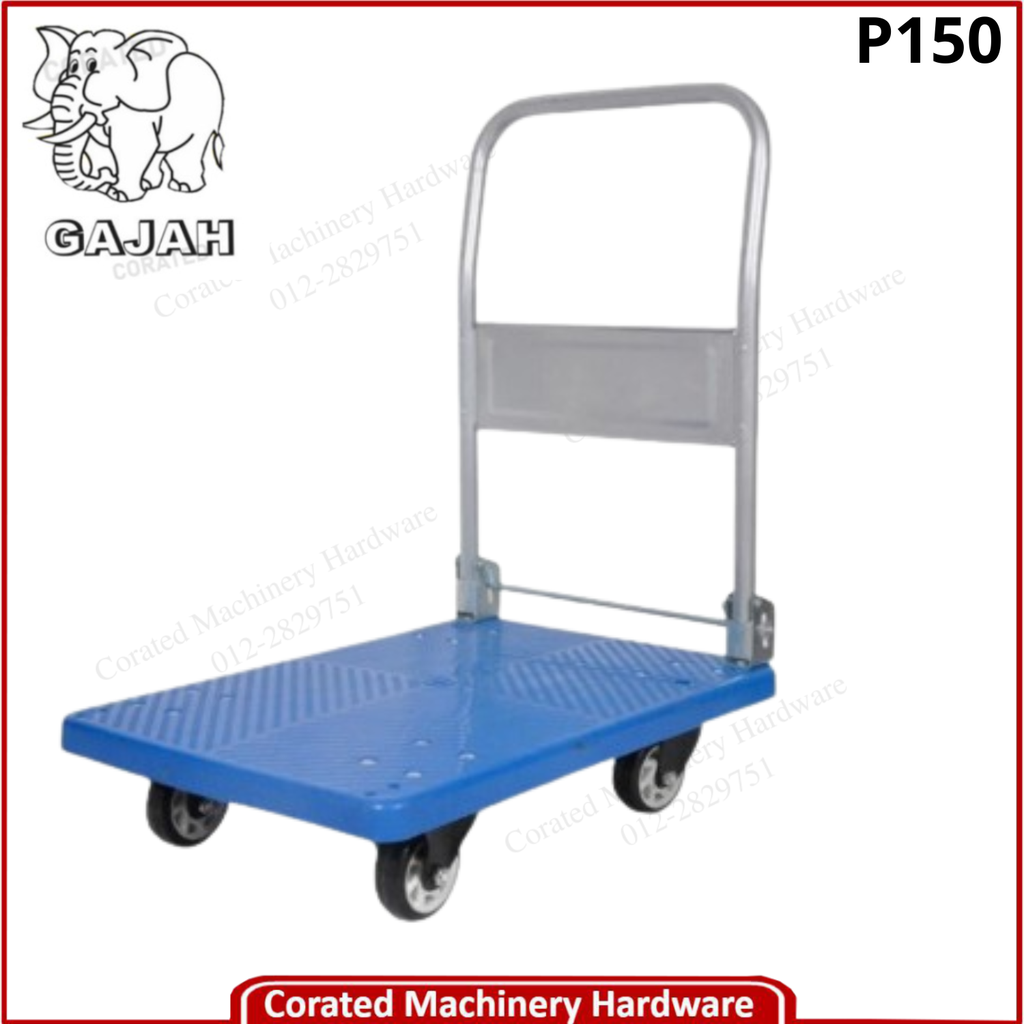 GAJAH P150 GAJAH 150LBS/75KG BLUE  PVC  HAND TRUCK