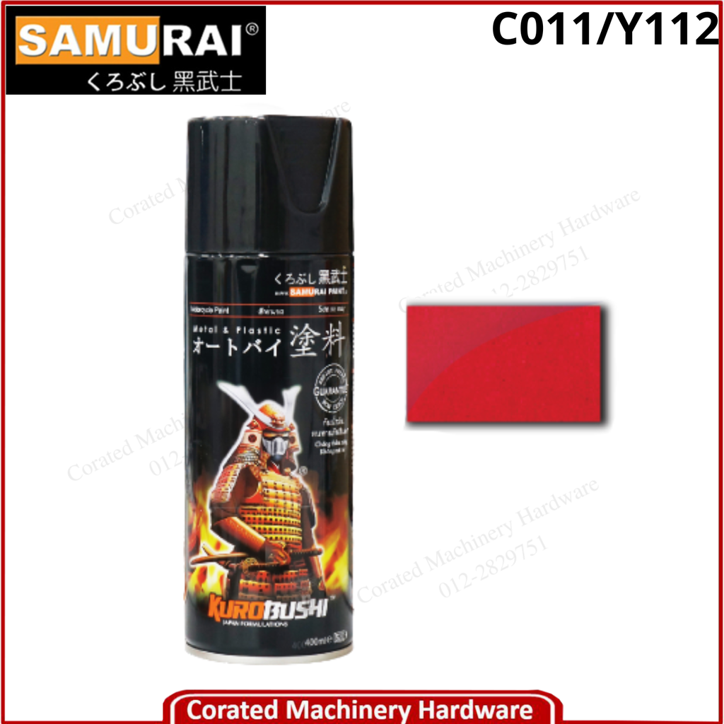 SAMURAI C011/Y112* SPRAY PAINT CANDYTONE COLOUR 