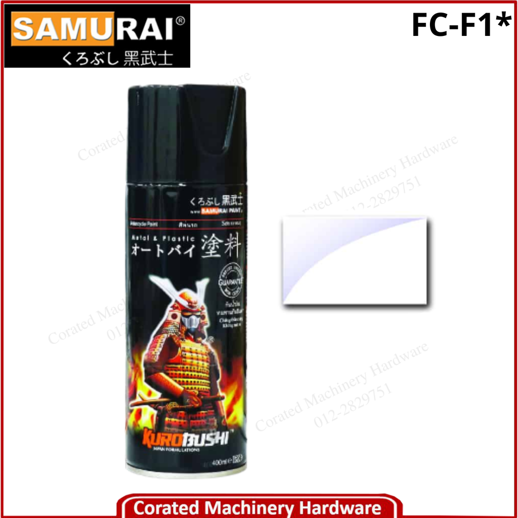 SAMURAI F1* SPRAY PAINT FLAT COLOUR 400ML 