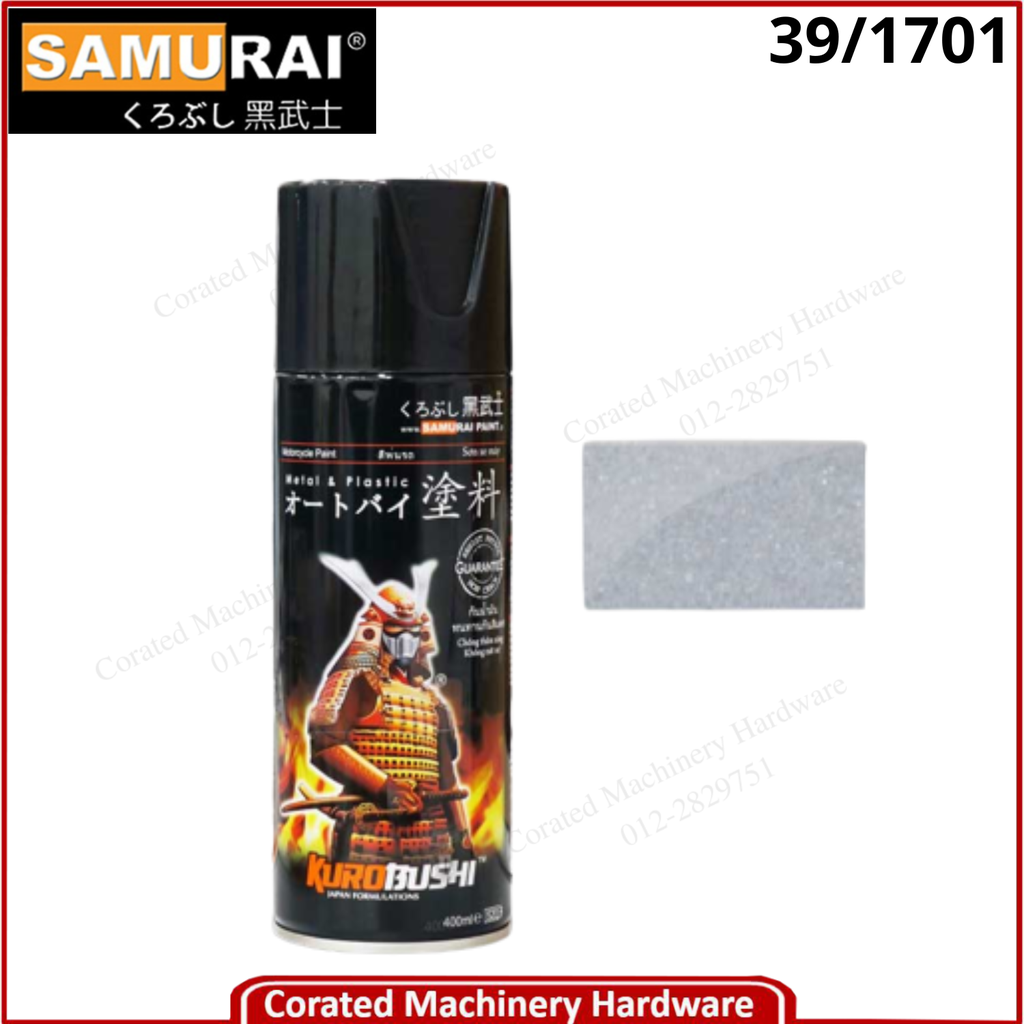 SAMURAI 39/1701 SPRAY PAINT METALLIC COLOUR 400ML 