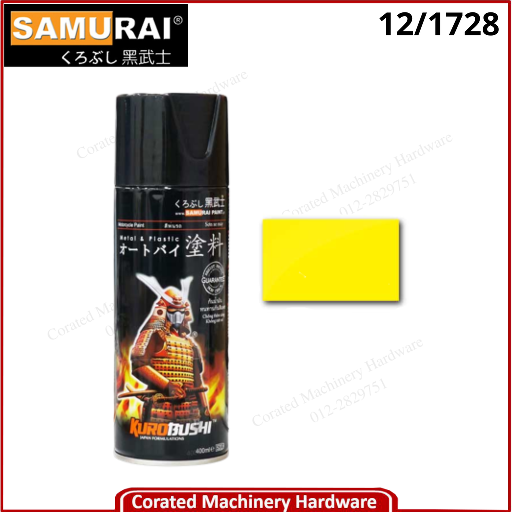 SAMURAI 01/128 SPRAY PAINT STANDARD COLOUR 400ML