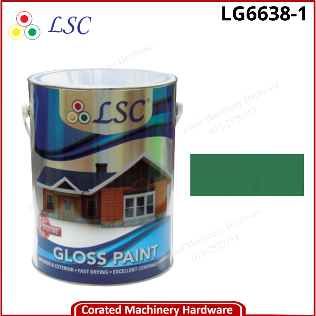 LSC LG6638 APPLE GREEN GLOSS PAINT
