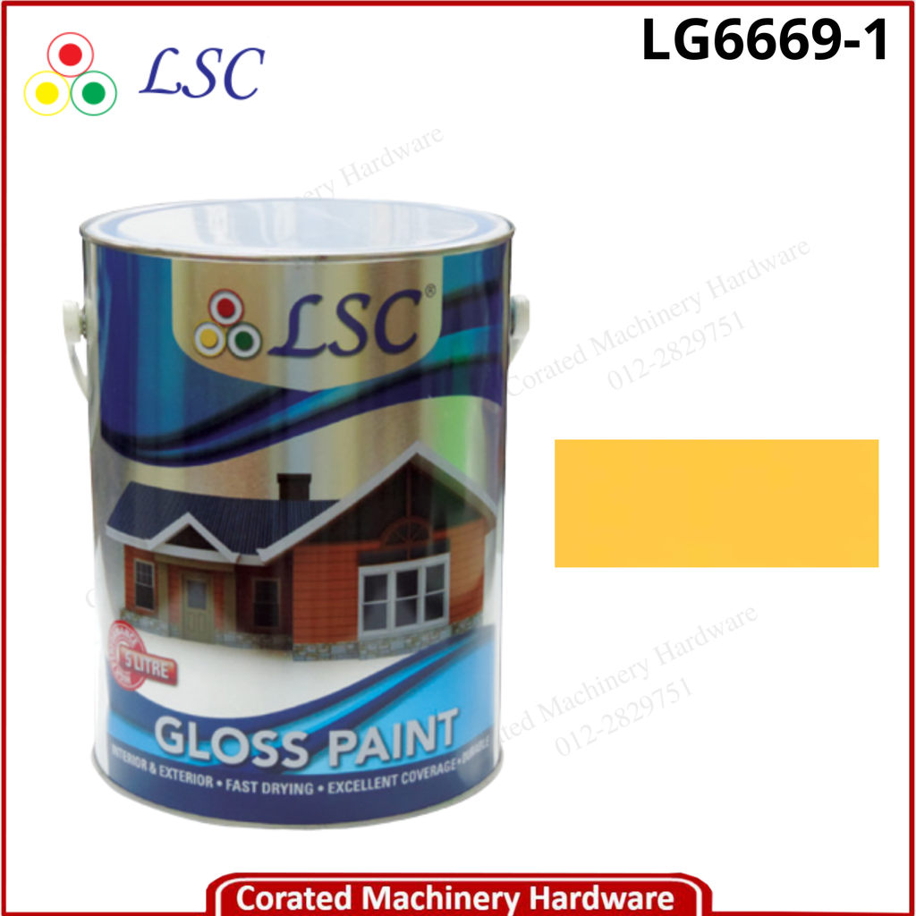 LSC LG6669 SUNRISE YELLOW GLOSS PAINT