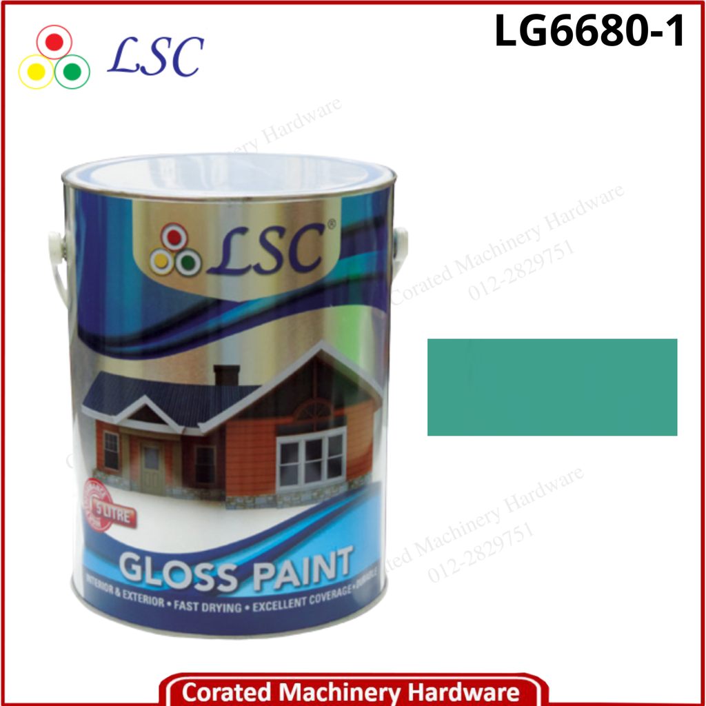 LSC LG6680 PETRONAS GREEN GLOSS PAINT