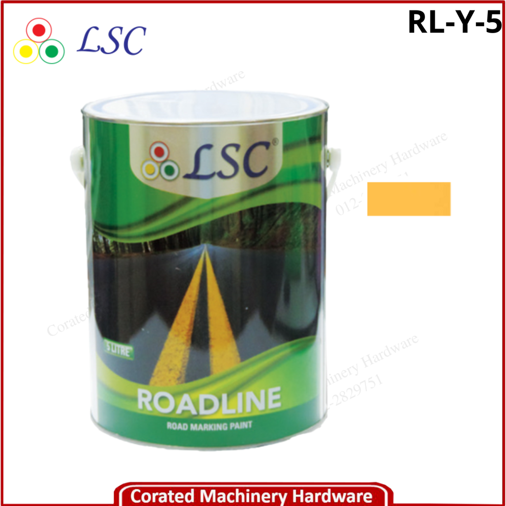 LSC YELLOW ROADLINE MARKING PAINT 5 LITER