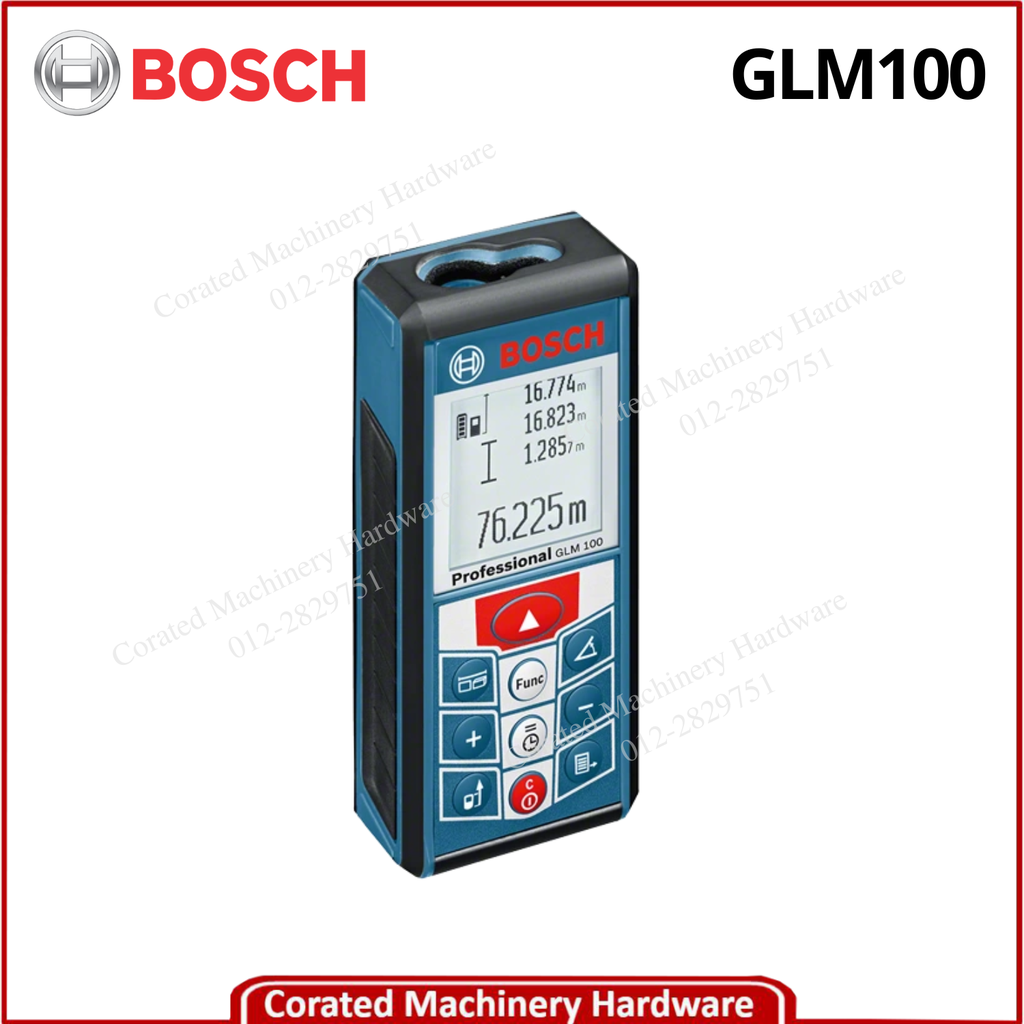 BOSCH GLM100 HIGH-TECH LASER RANGEFINDER