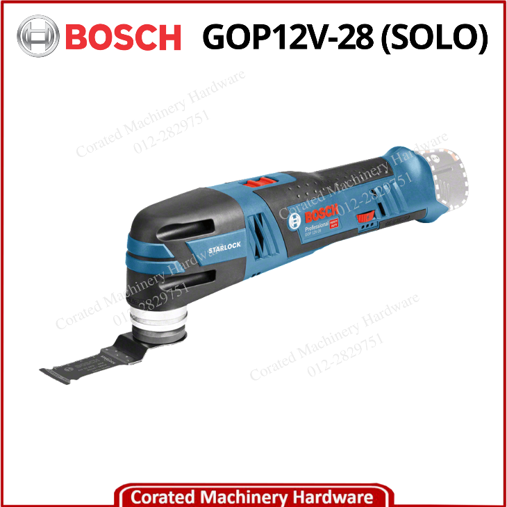 BOSCH GOP12V-28 CORDLESS MULTI-CUTTER (SOLO)