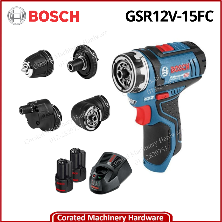 BOSCH GSR12V-15FC MULTI CORDLESS DRILL