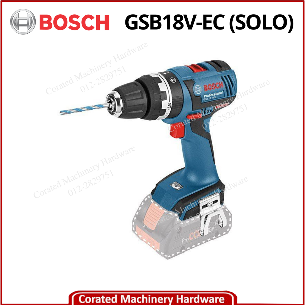BOSCH GSB18V-EC IMPACT DRILL (SOLO)