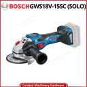 BOSCH GWS18V-15SC 100MM CORDLESS ANGLE GRINDER 