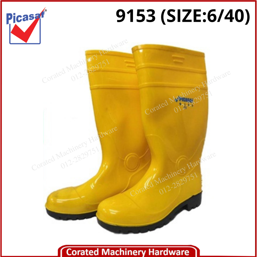 PICASAF 9153 SAFETY WELLINGTON BOOT (PVC)