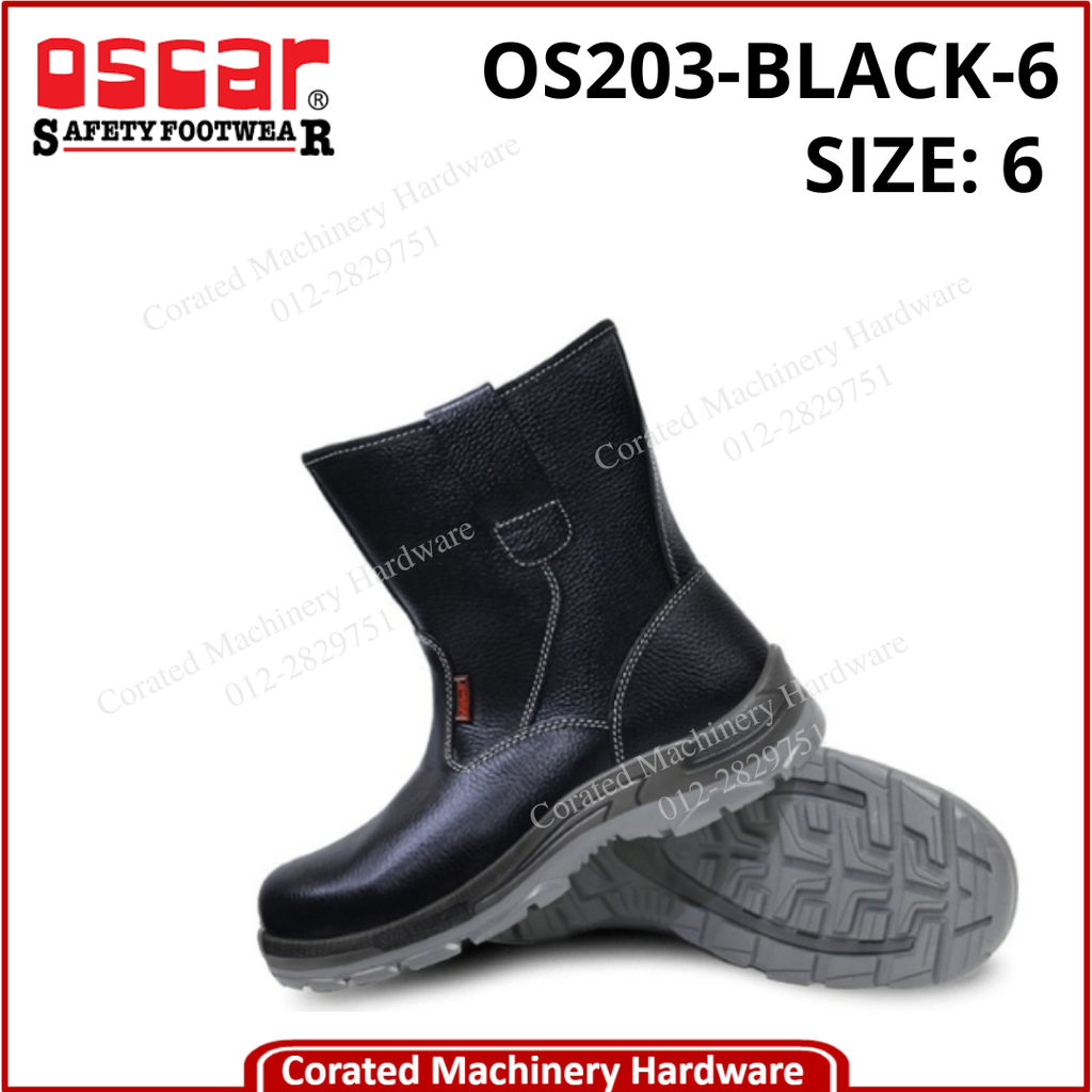 OSCAR SUPER-TEC &quot;R&quot; PULL UP BOOT OS203-BLACK