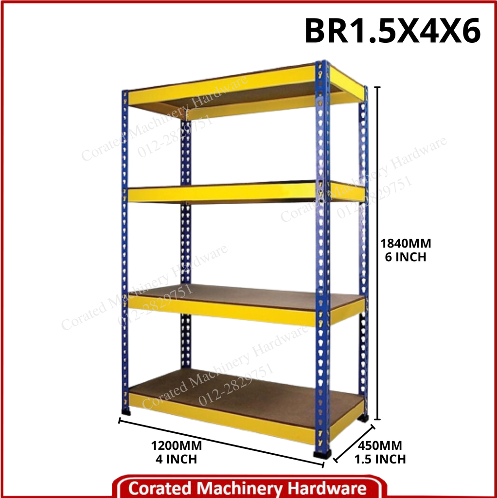 4 LEVEL BOLTLESS RACKING