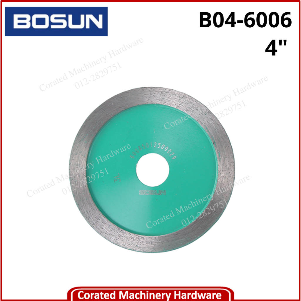 BOSUN-6006 4&quot; FLAT CUP WHEEL GREEN 400