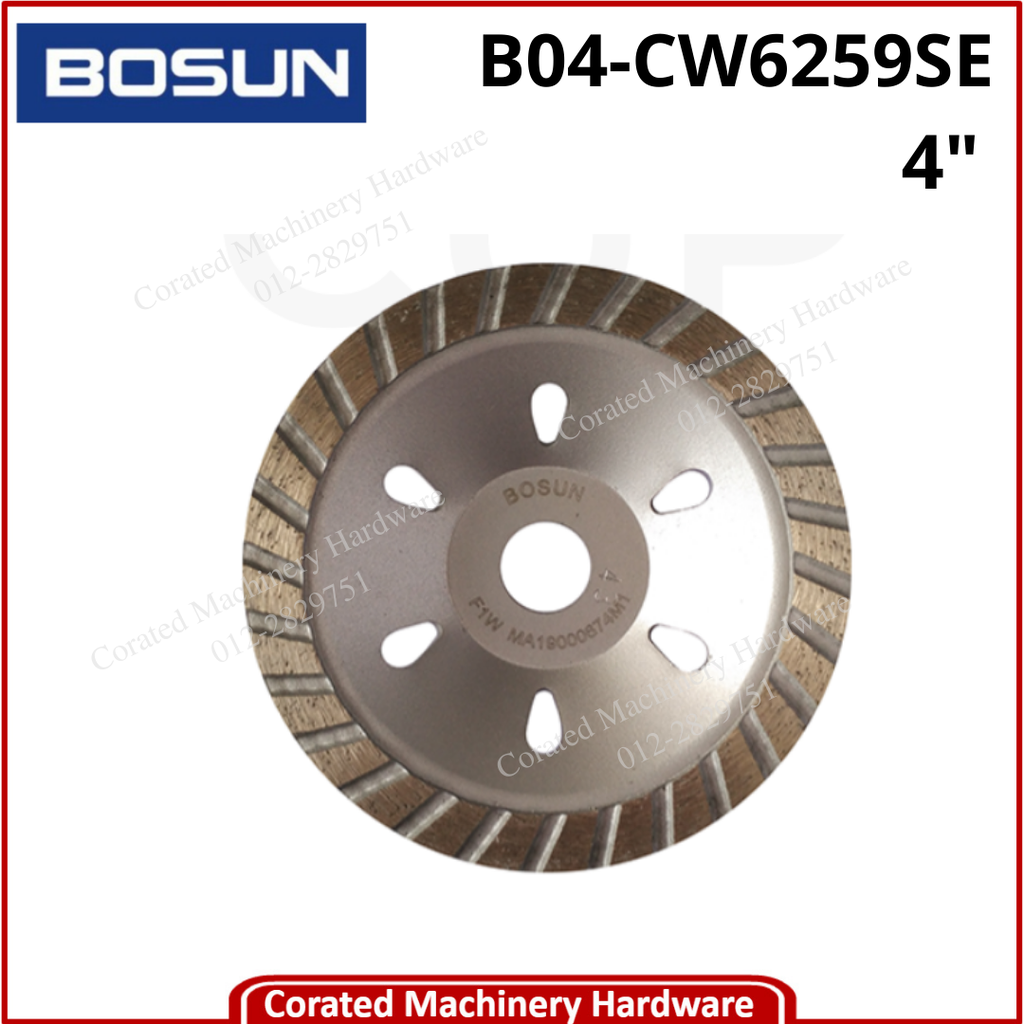 BOSUN 4&quot; DIAMOND CUP WHEEL CW6259SE