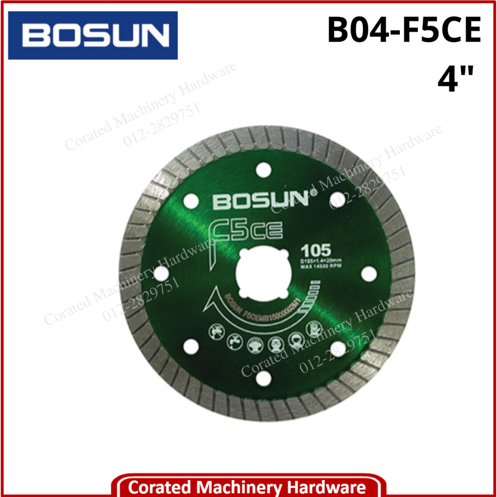 BOSUN 4&quot; DIAMOND WHEEL F5CE