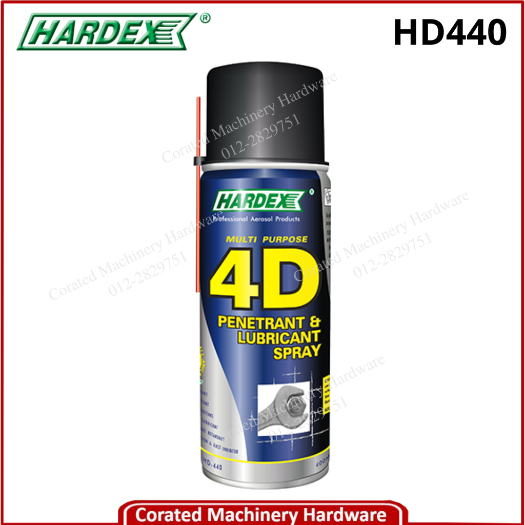 HARDEX HD440 4D ANTI RUST PENETRANT 