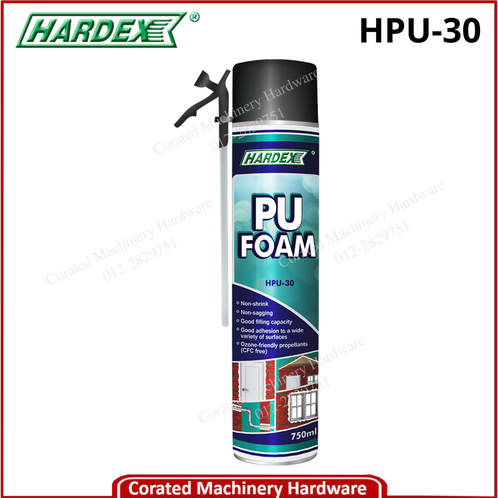 HARDEX HPU-30 GENERAL PURPOSE PU FOAM  750ML