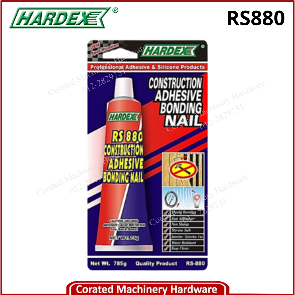 HARDEX RS880 CONSTRUCTION ADHESIVE BONDING NAIL 