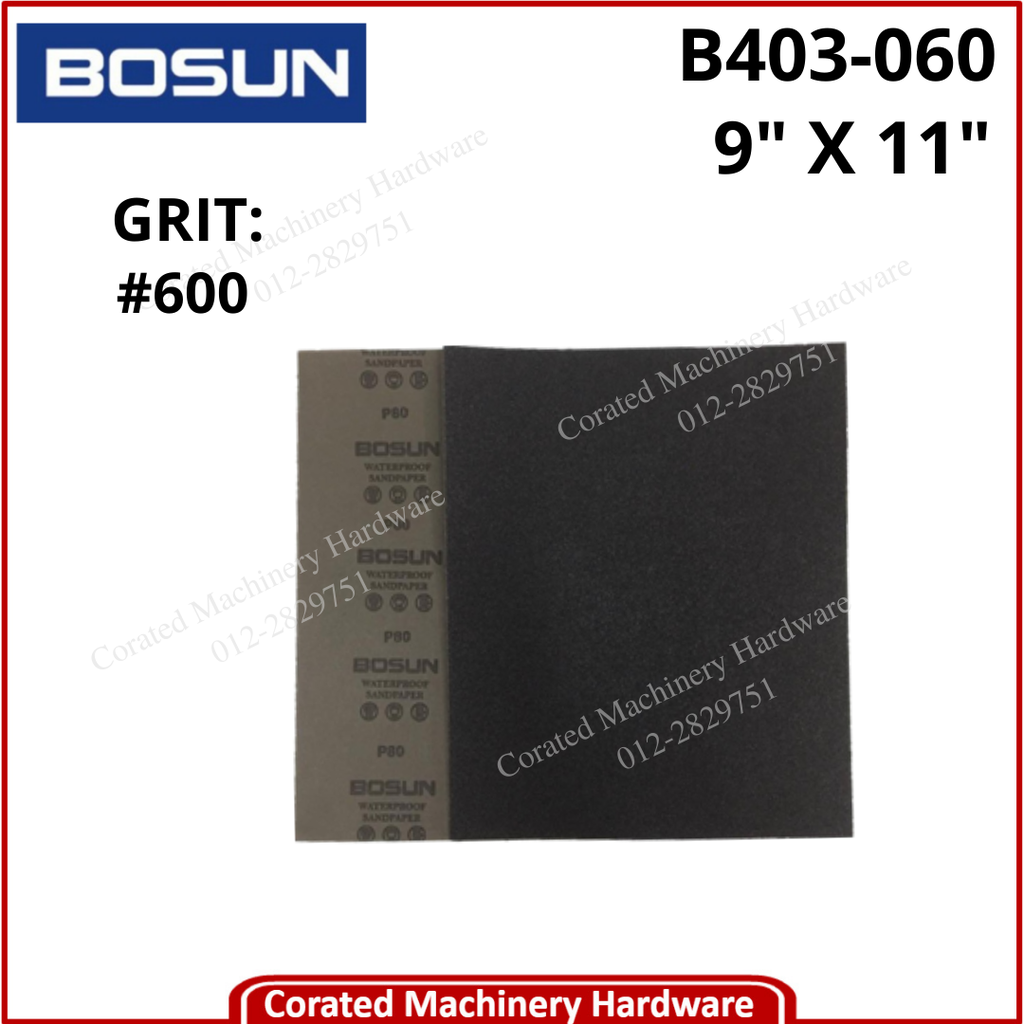 BOSUN WATERPROOF SAND PAPER