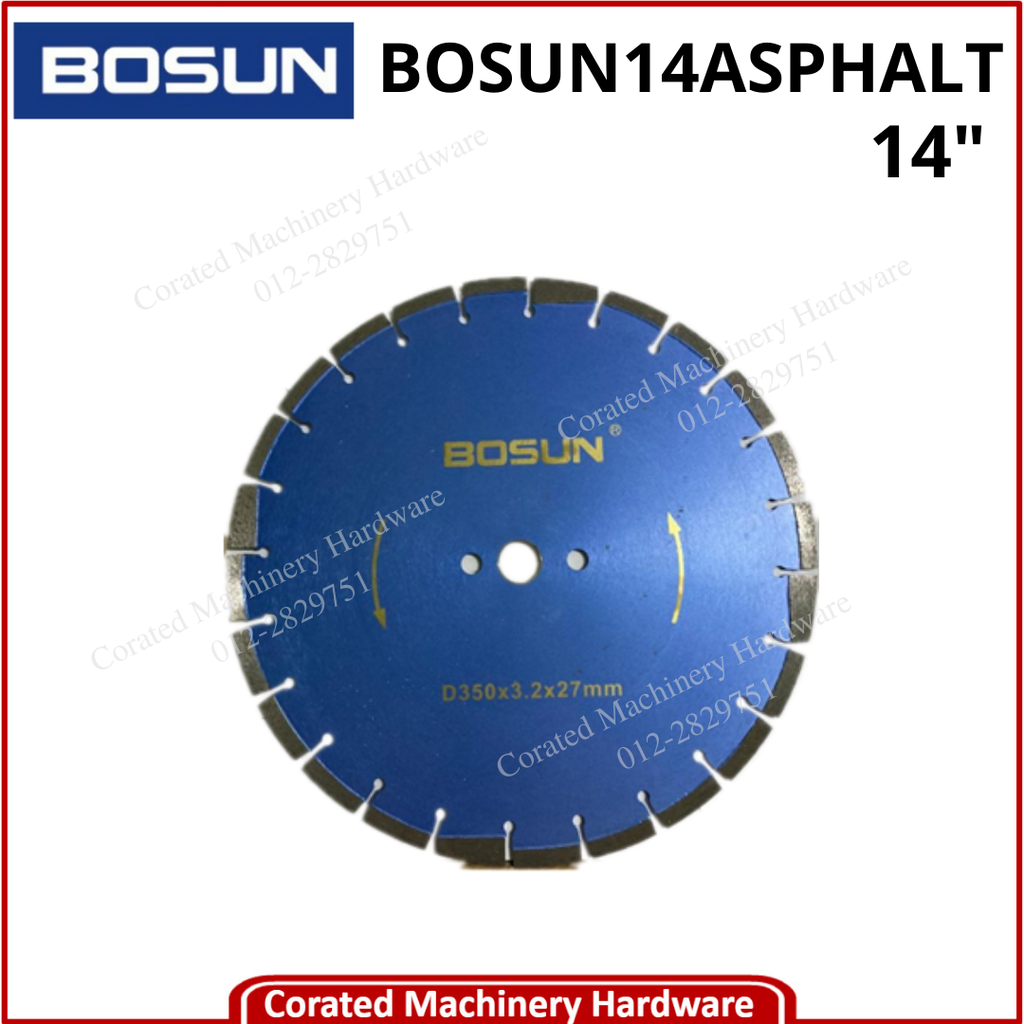 BOSUN 14&quot; DIAMOND WHEEL - AH ASPHALT